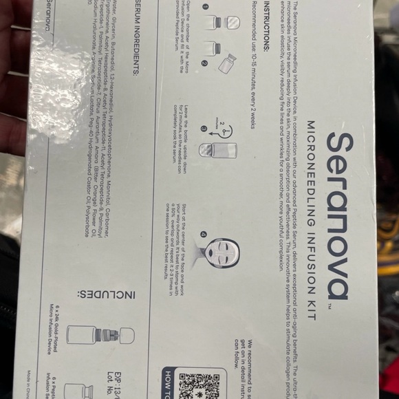 SERANOVA MICRONEEDLING INFUSION KIT 
3-MONTHS SUPPLY / SEALED $140 on Amazon - Picture 2 of 4